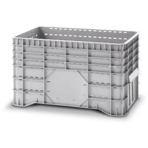 Orbis maxi-container 300 L HxLxB 580x640x1040 mm PE wanden-bodem opengewerkt-geperforeerd handgrepen standoppervlakte 525055