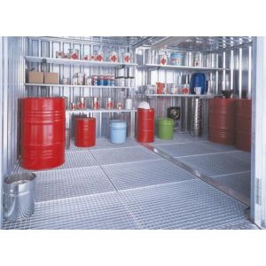 Orbis container voor aquatoxische stoffen BxDxH 2075x2075x2375 mm verzinkt 201449