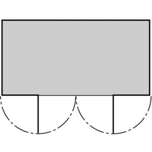 Orbis container voor brandbare stoffen actieve opslag BxDxH 4075x2075x2375 mm verzinkt blauw 205438