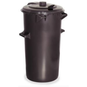 Orbis vuilnisbak PE 110 L diameter boven-onderaan 440/380 mm H 930 mm 2 handgrepen 101111