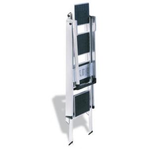 Orbis vouwtrap aluminium bordes H 920 mm 4 treden kunststof bekleding beugel 331846