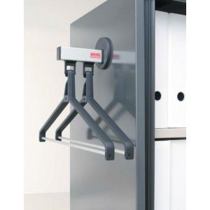 Orbis magnetische garderobe draagvermogen 12 kg per hanger HxLxD 90x450x160 mm 2 kledinghangers 521219