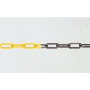 Orbis ketting voor waarschuwings-kettingstaander L 10 m geel-zwart 505204