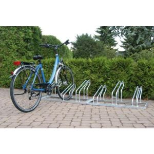 Orbis fiets-beugelrek L 1050 mm 3 plaatsen geschroefd enkelzijdig verzinkt 243454