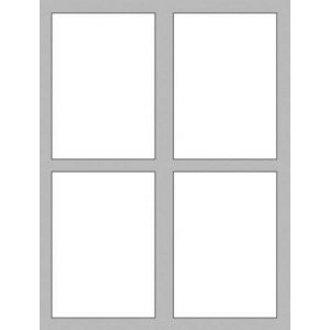 Orbis vitrine voor binnen en buiten voor 4x DIN A4 viltbord HxBxD 530x704x45 mm deur EVG frame aluminium 146871