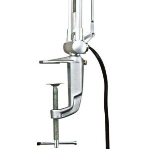 Orbis bureaulamp arm L 410 mm 2700 kelvin stand- en tafelklem werkpositie H 540 mm zilver-zwart 527830