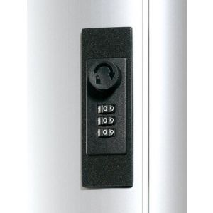 Orbis sleutelkast aluminium HxBxD 280x302x118 mm 36 haakjes 1 tussenwand cijfercombinatieslot 502984