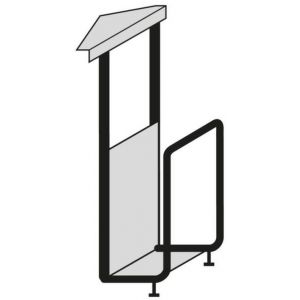 Orbis CPU-houder zilver 207180