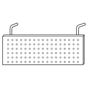 Orbis schaamschot HxB 350x730 mm zilver 505918