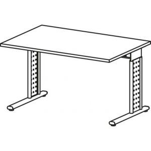 Orbis bureau C-poot HxBxD 680-820x1200x800 mm beuken 207137