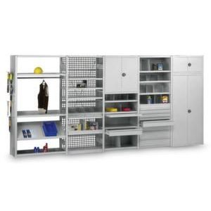 Orbis voorzetdeur voor inhaakstelling HxB 1000x1300 mm cilinderslot 2 sleutels RAL 7035 870239