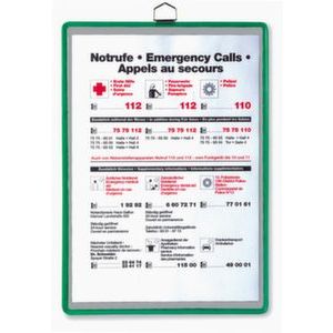 Orbis hang-zichtmap kunststof DIN A4 staand formaat groen 505163