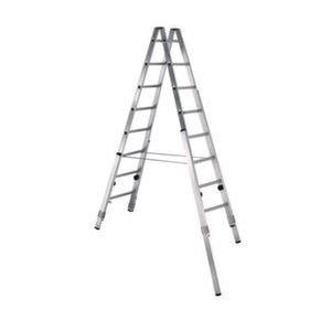 Orbis bokladder verstelbaar aluminium L 2,35 m 2x8 sporten verstelbereik 40-130/185 cm 203563