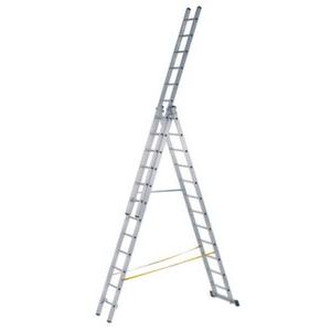 Orbis reformladder industrie aluminium L 3,55-8,60 m 3x12 sporten 203598