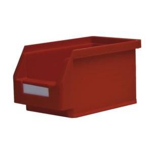 Orbis magazijnbak PE HxBxD 130x140x230/200 mm rood 323451