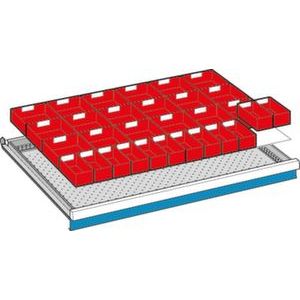 Orbis indelingsmateriaal voor front H 100 mm 12/18 inzetbakjes B 1023 mm 508632