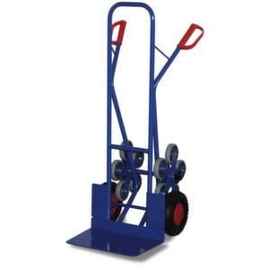 Orbis 5ster trappensteekwagen draagvermogen 200 kg steekplaat BxD 480x300 mm HxB 1310x610 mm staal RAL 5010 531476