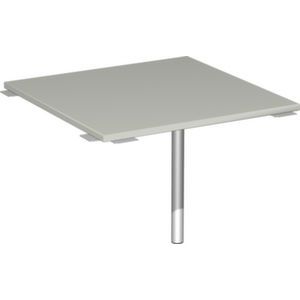 Orbis koppelelement voor bureau Madrid 90 graden steunpoot HxBxD 68-82x80x80 cm lichtgrijs 531235