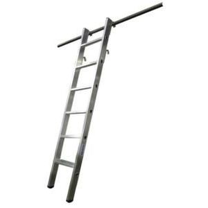 Orbis stellingladder aluminium 4 haken 6 treden boom L 1,70 m 203651