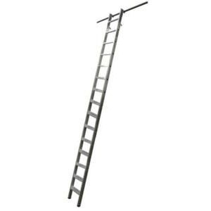 Orbis stellingladder aluminium 4 haken 15 treden boom L 3,90 m 203657