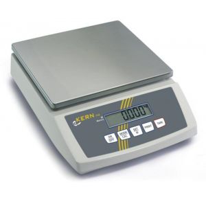 Orbis tafelweegschaal kunststof platform BxD 252x228 mm weegbereik 0-6 kg afleesbaarheid 0,5 g met netadapter 531559
