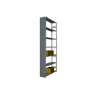 Orbis zijwand voor inhaakstelling HxD 3000x300 mm geperforeerde plaat RAL 7035 870793