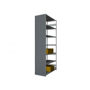 Orbis zijwand voor inhaakstelling HxD 3000x600 mm geperforeerde plaat RAL 7035 870909