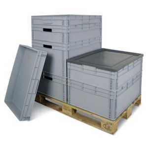 Orbis Euronorm maxi-containers 87 L HxLxB 220x800x600 mm PP grijs 208771