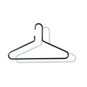 Orbis kleerhangers aluminium zwart 500407