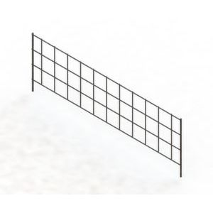 Orbis vakverdeler voor inhaakstelling gaaswand HxD 150x600 mm vrijstaand 158628