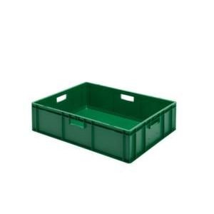 Orbis Euronorm-stapelbak 78 L HxLxB 210x800x600 mm wanden-bodem gesloten groen 204228