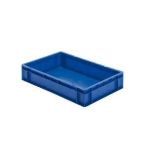 Orbis Euronorm-stapelbak 22 L HxLxB 120x600x400 mm wanden-bodem gesloten blauw 204120