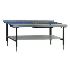 Orbis tafel voor paktafelsysteem 2000 HxBxD 690-960x1955x920 mm met werkblad en rollenbaan 520914