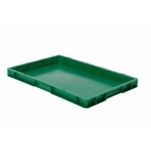 Orbis Euronorm-stapelbak 9,5 L HxLxB 50x600x400 mm wanden-bodem gesloten groen 531675