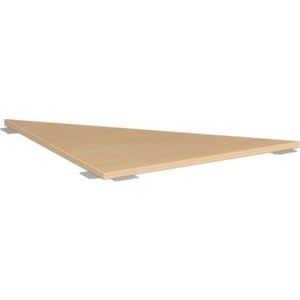 Orbis koppelelement voor bureau 90 graden BxD 800x800 mm beuken 531601