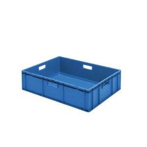 Orbis Euronorm-stapelbak 78 L HxLxB 210x800x600 mm wanden-bodem gesloten blauw 204225