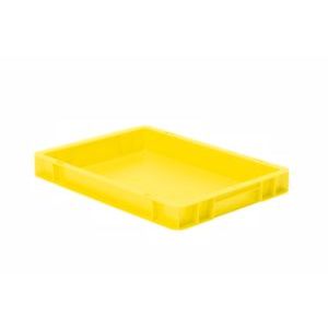 Orbis Euronorm-stapelbak 4,5 L HxLxB 50x400x300 mm wanden-bodem gesloten geel 531643