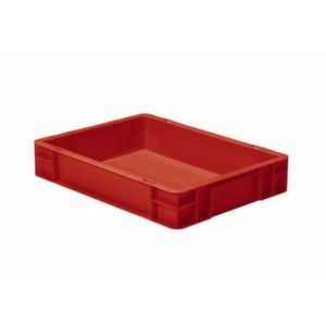 Orbis Euronorm-stapelbak 7 L HxLxB 75x400x300 mm wanden-bodem gesloten rood 531646