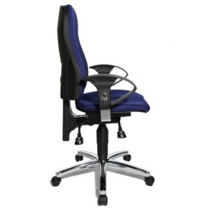 Orbis draaistoel blauw HxBxD 460-560x480x450 mm inclusief armleuning 139106