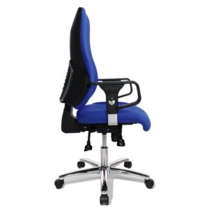 Orbis draaistoel koninklijk blauw HxBxD 450-570x500x460 mm inclusief armleuning 139117