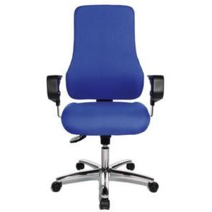 Orbis draaistoel koninklijk blauw HxBxD 450-570x500x460 mm inclusief armleuning 139117