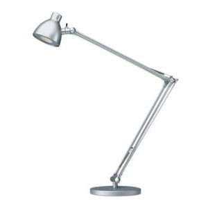 Orbis LED-bureaulamp arm L 840 mm 3000 Kelvin tafelvoet zilver 139629