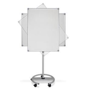 Orbis tafelformaat H 1360-1900 mm schoolbord HxW 730x1010 mm geëmailleerd verrijdbaar 141287