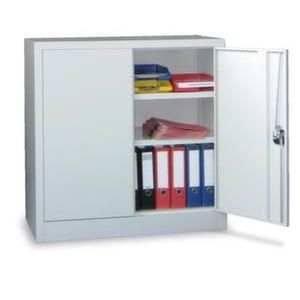 Orbis grootvolumekast met openslaande deuren HxBxD 1000x1500x600 mm 2 legborden RAL 7035 142299