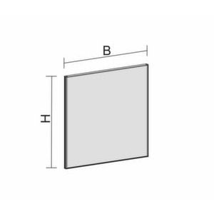 Orbis scheidingswand HxBxD 1200x1200x41 mm geluiddempend grijs 145027