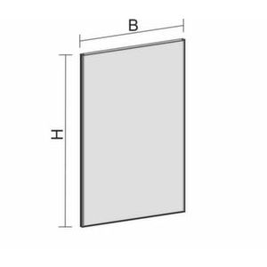 Orbis scheidingswand HxBxD 1800x1200x41 mm geluiddempend grijs 145063