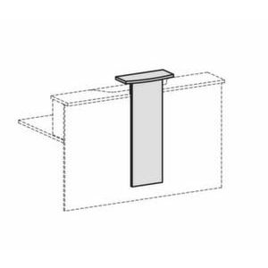 Orbis designer opzetelement voor balievoorbouw lichtgrijs 145132