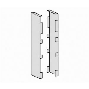 Orbis panelenset buitenkant voor C-voetframe zilver 145237