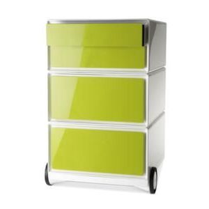 Orbis mobiel ladeblok HxBxD 642x390x436 mm 4 laden romp wit front groen 145380