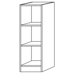 Orbis stelling HxBxD 1270x406x400 mm 3 ordnerhoogtes 2 legborden romp wit 145992